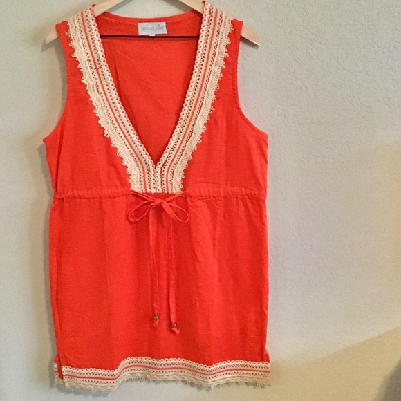 NWOT Mudpie Marcia beach coverup dress - Picture 2 of 9